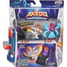 Akedo Légendes Powerstorm Coffret de démarrage : Attaque Coup de Pied légendaire 3 Figurines Miniatures de Combattants