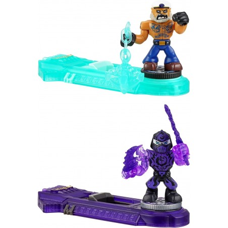 Akedo-Légendes Powerstorm Coffret Duel 2 Figurines Miniatures et 2 manettes de Combat Prêt  À l'attaque  Split Strike