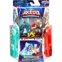 Akedo- Légendes Powerstorm Coffret Duel 2 Figurines Miniatures 2 manettes de Combat  Split Strike