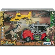 Coffret dinosaures avec accessoires