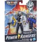 Power Rangers Dino Fury, Ranger Noir avec Manche Bouclier, Figurine de 15 cm avec clé Dino Fury et Sabre Chromafury