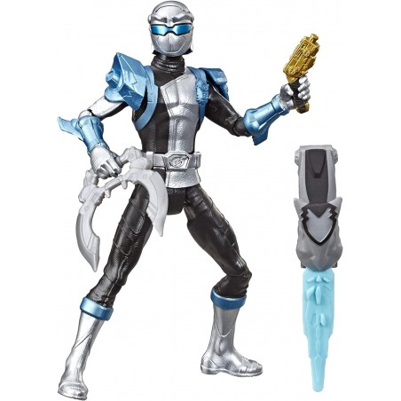 Hasbro Rangers Beast Morphers Silver Ranger Figurine d'action