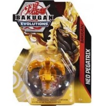 Coffret pour Bakugan - Pack Neo pegatrix : Boule Jaune Figurine - Set Evolutions Serie 4 + 1 Carte Tigre