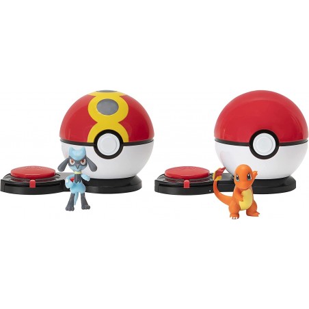 Pokemon Surprise Jeu d'attaque - Charmander 1 et Riolu