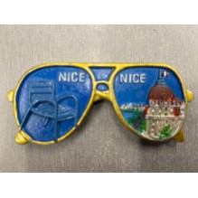 Magnet résine Lunettes ville de Nice