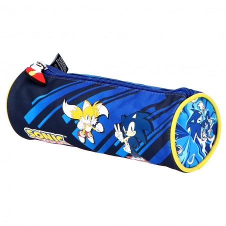 Trousse scolaire ronde Sonic