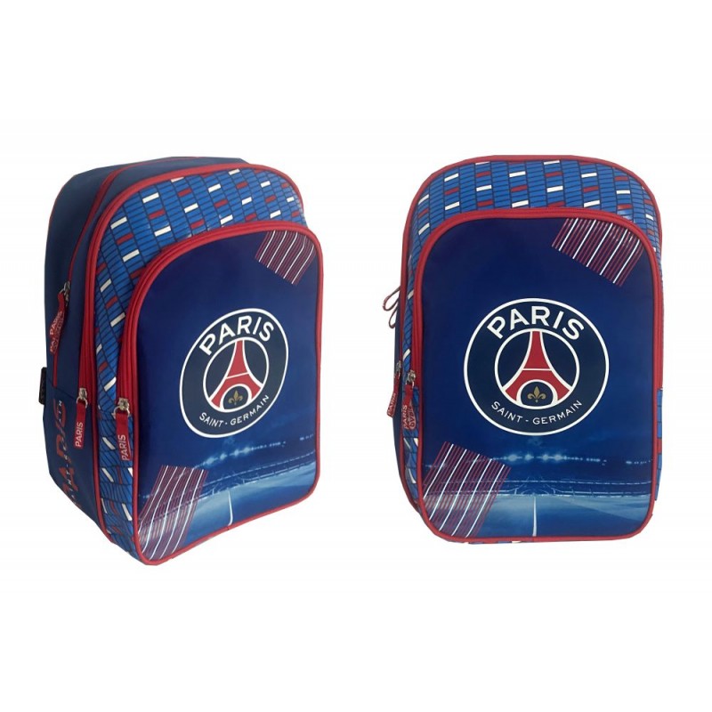 Sac à Dos PSG Paris Saint-Germain - Collection Officielle | Polyester, 25x32x11cm | Pour École, Sport