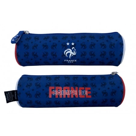 Trousse scolaire ronde équipe de France de football