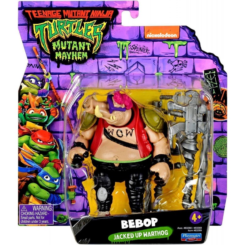 Figurine Tortue Ninja Mutant bebop jacked up warthoh