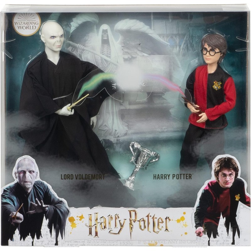 Harry Potter Coffret poupées articulées Voldemort et Harry Potter