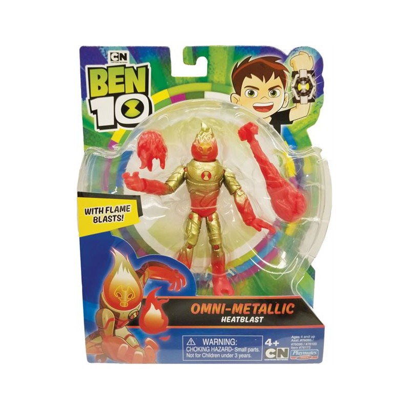 Figurine Ben 10 Omni-metallic Heatblast