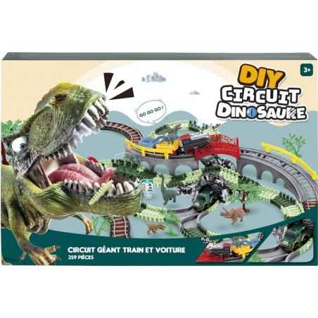 Circuit dinosaure 140 pieces - Circuit dinosaure (140 pièces), VavaBid