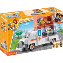 Playmobil 70913 Duck on Call - Ambulance - Duck on Call- Duck on Call- l'incroyable équipe playmoville