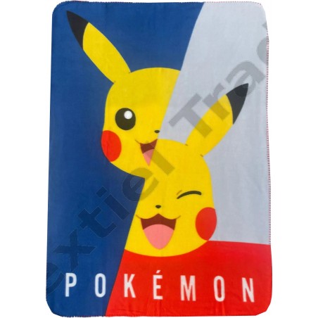 Plaid polaire Pokemon Pikachu