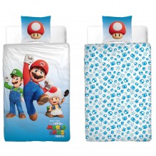 Housse de couette Mario ,Luigi et Toad