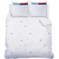 Paris Saint Germain Housse de couette 2 places Retro White