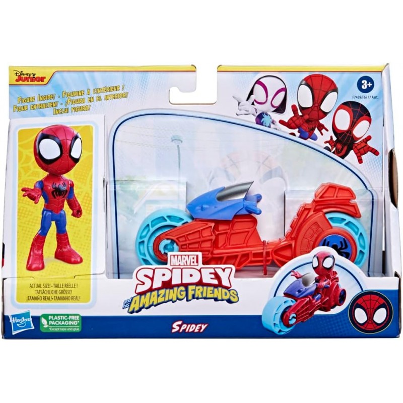 Spidey et Ses Amis Extraordinaires, Figurine Spidey avec Moto