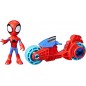 Spidey et Ses Amis Extraordinaires, Figurine Spidey avec Moto Spidey et Ses Amis Extraordinaires, Figurine Spidey avec Moto
