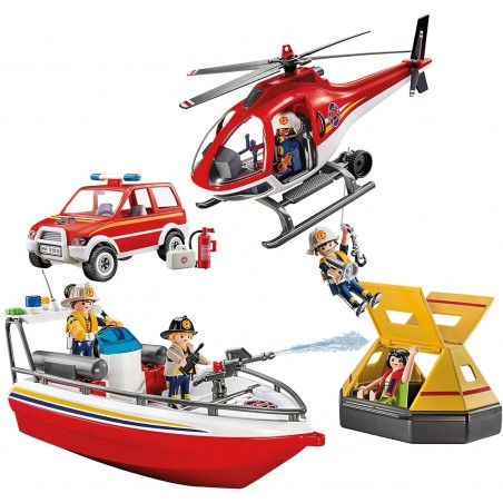 Playmobil City Action - Unité d'intervention des pompiers 9319