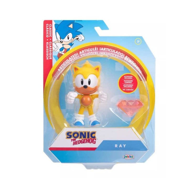 Figurine Sonic The Hedgehog Figurine Ray avec émeraude