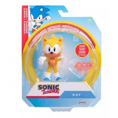 Figurine Sonic The Hedgehog Figurine Ray avec émeraude