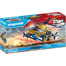 Playmobil hélicoptère et équipe de tournage 70833