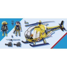 Playmobil hélicoptère et équipe de tournage 70833