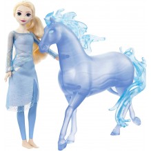 La Reine Des Neiges 2 - Coffret Poupee Princesse Disney Elsa 29 cm et Nokk 27 cm