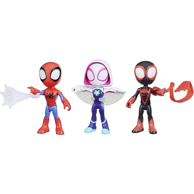 Pack de 3 Figurines Marvel Spidey And His Amazing Friends