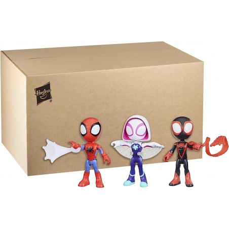 Pack de 3 Figurines Marvel Spidey And His Amazing Friends