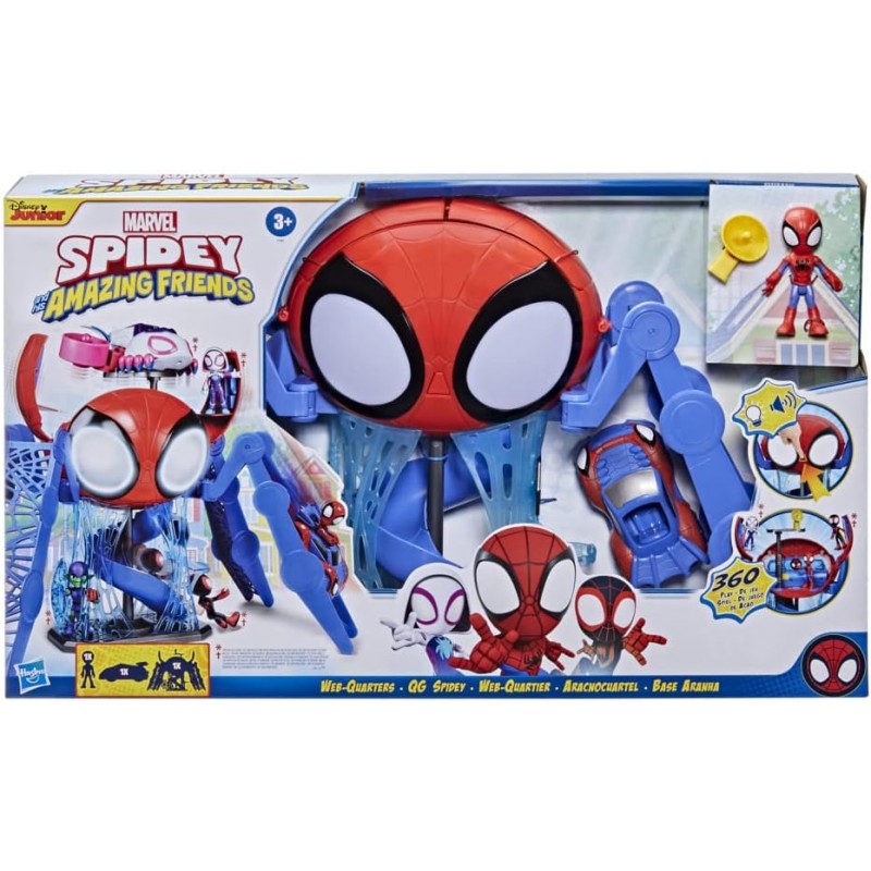 Figurine Spidey avec Arachno-bolide - MARVEL - pour enfants à partir de 3  ans