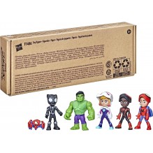 Figurine Spidey and His Amazing Friends,pack de Figurines Identité secrète avec Masques Rabattable
