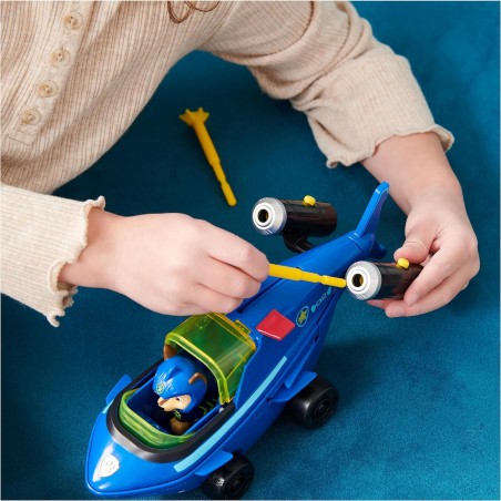 Pat patrouille Aqua pups - Voiture + Figurine Chase - Voiture Pat Patrouille Chase