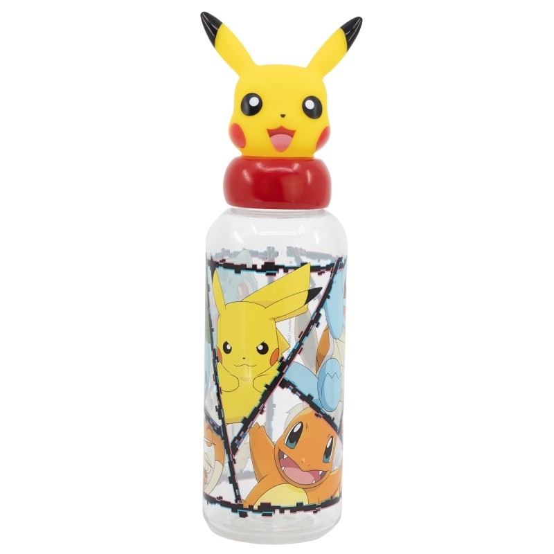 Bouteille Pokémon pikachu en 3D