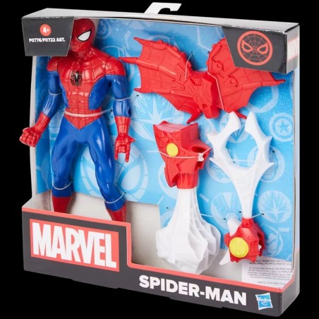 Figurine Spiderman rouge 25,4 cm avec accessoires
