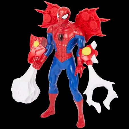 Figurine Spiderman rouge 25,4 cm avec accessoires