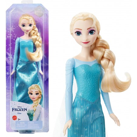 Poupée Elsa - DISNEY PRINCESSES - Style Series - robe pailletée