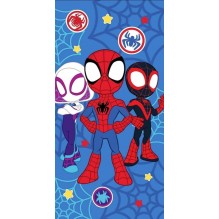 Serviette de plage Spiderman spidey en coton