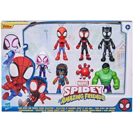 Coffret Spidey and hamazing friends 7 figurines