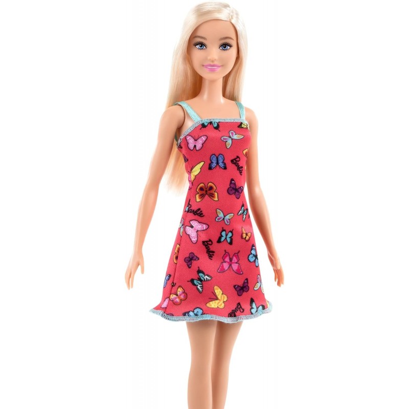 Poupée Barbie Fille Avec Une Robe Rose