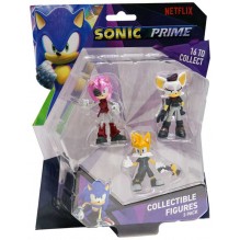 Pack de 3 figurines Sonic prime