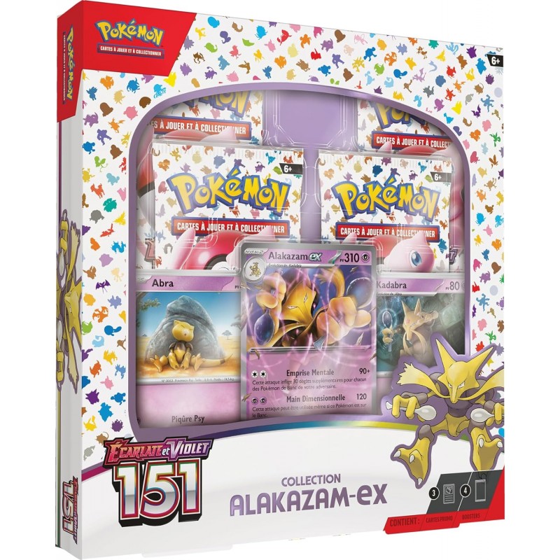 Pokémon Coffret Collection Alakazam Ex Ecarlate Et Violet 151
