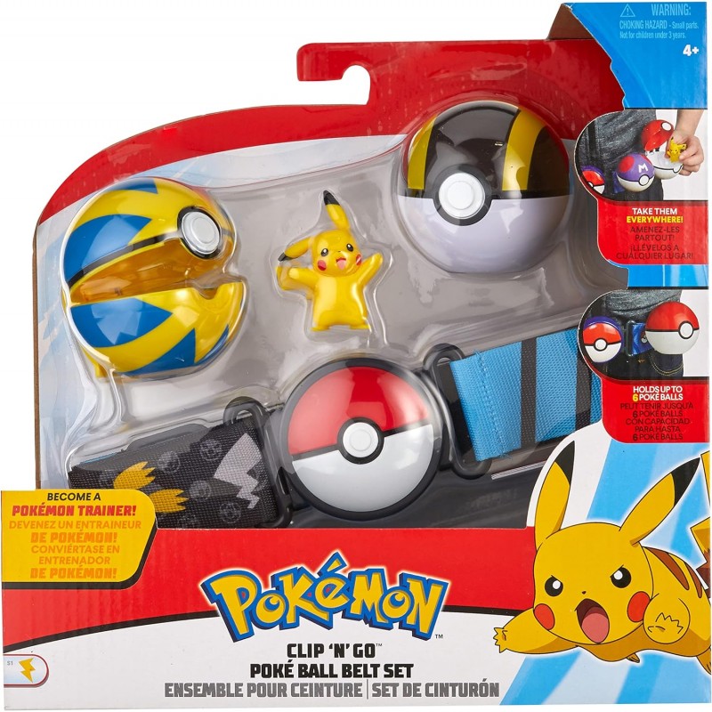 Pokemon ceinture clip n go Pikachu