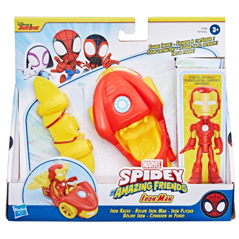 Figurine Spidey avec Arachno-bolide - MARVEL - pour enfants à partir de 3  ans