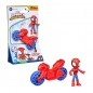 Spidey and his amazing friends Spidey avec moto Spidey and his amazing friends Spidey avec moto