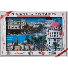 Dessous de plat French riviera Nice le negresco,Cannes le cartlon  20 x 30 cm