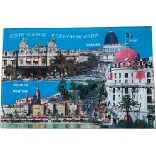 Dessous de plat French riviera Nice le negresco,Cannes le cartlon  20 x 30 cm