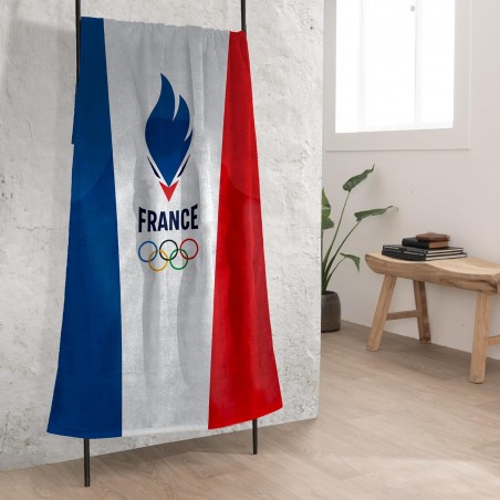 Serviette de plage jeux olympique 2024 Equipe de France