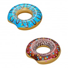 Bouée donut gonflable Ø 107 cm Modèle aléatoire