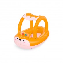 Bateau gonflable pour enfants Friendly Fox™ avec toit pare-soleil 94 x 66 cm